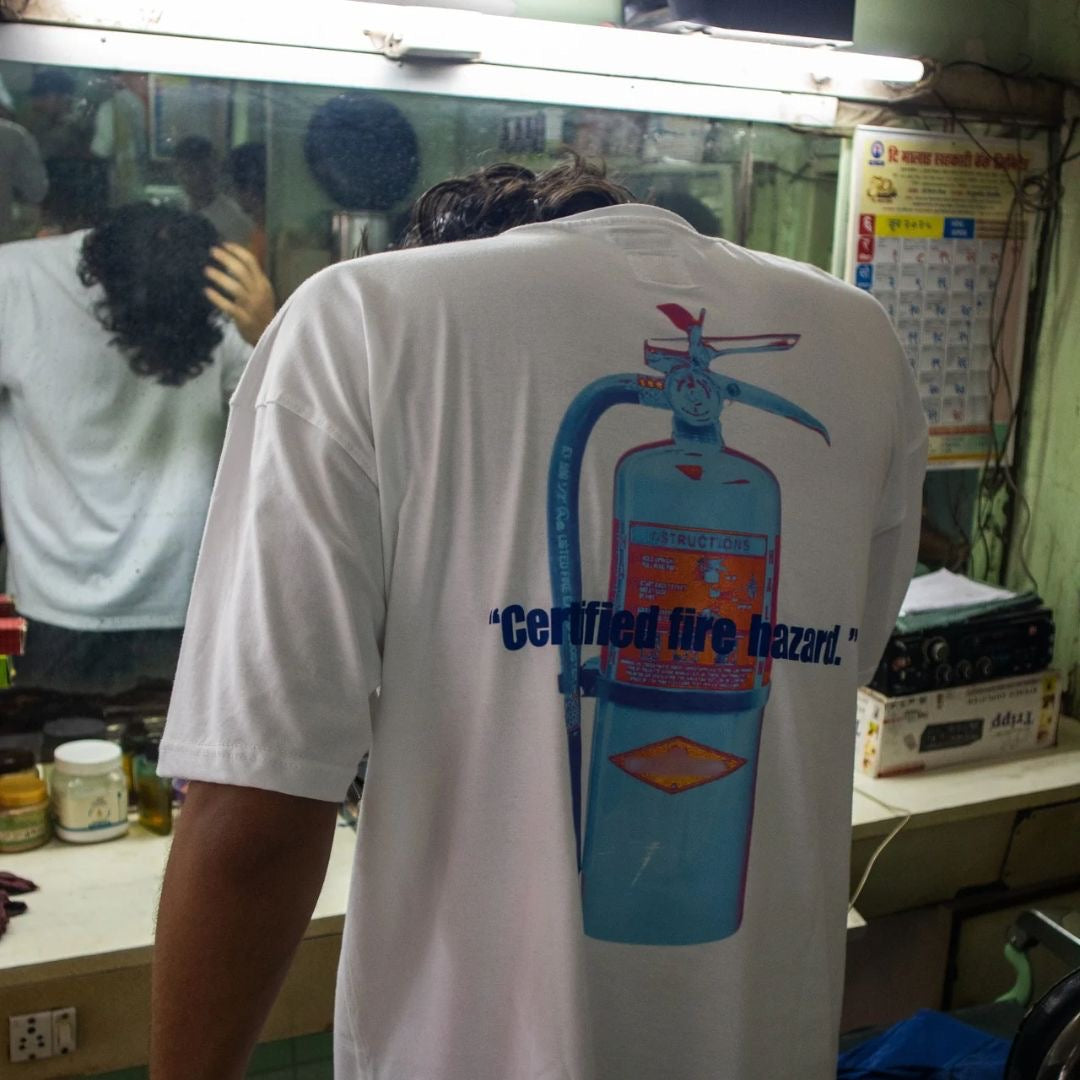 Certified Fire Hazard Oversized Tshirt